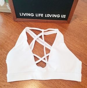 Buffbunny Helena Sports Bra in White (Small)